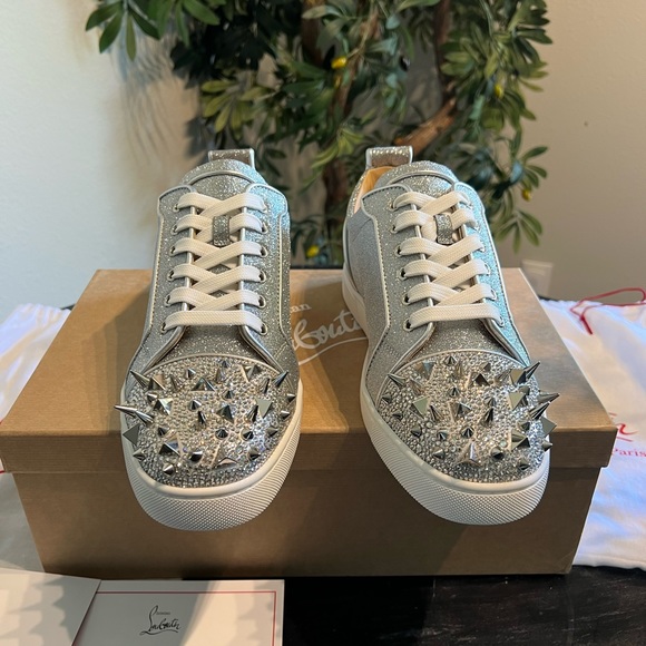 🛑Christian Louboutin Louis Junior P Pik Pik Strass🛑 - Picture 5 of 9